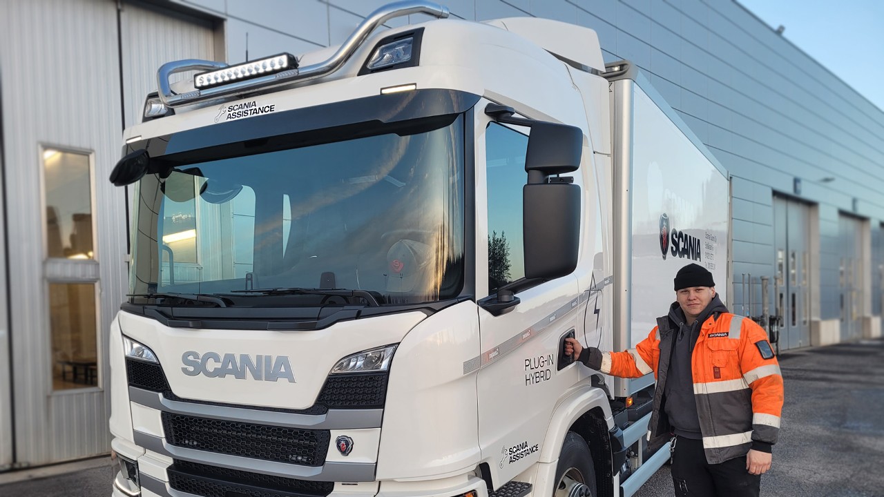 Scania Assistancen PHEV kuorma-auto