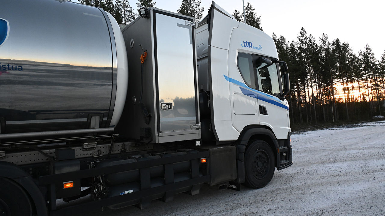 Uusi kaasuauto on käytössä noin 22 tuntia vuorokaudessa.