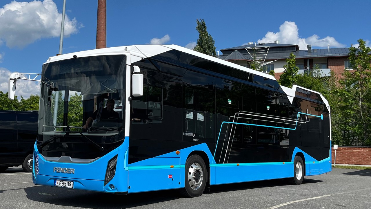 Scania 410 kulkee nesteytetyllä biokaasulla (LBG). 