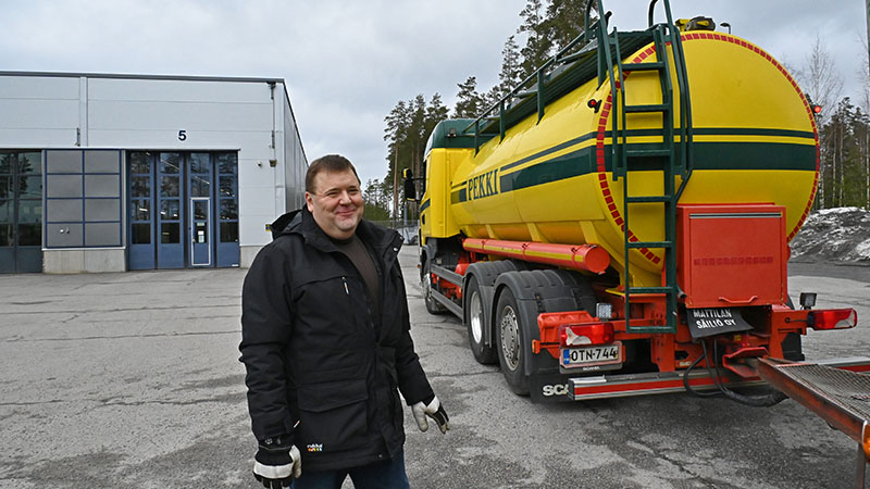 Tero Pekki on pitänyt Scanian Scaniana, sillä vara-autossakin on käytetty vain Scanian alkuperäisosia.