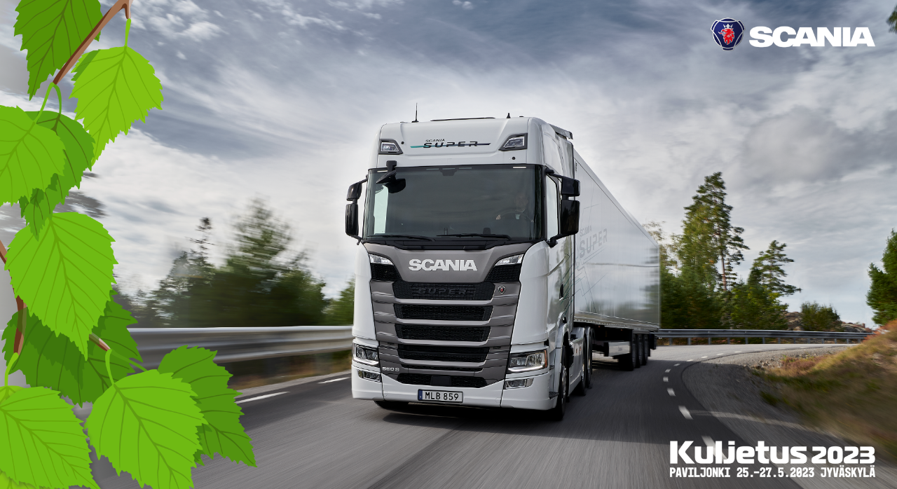 Scania mukana Kuljetus 2023 -tapahtumassa