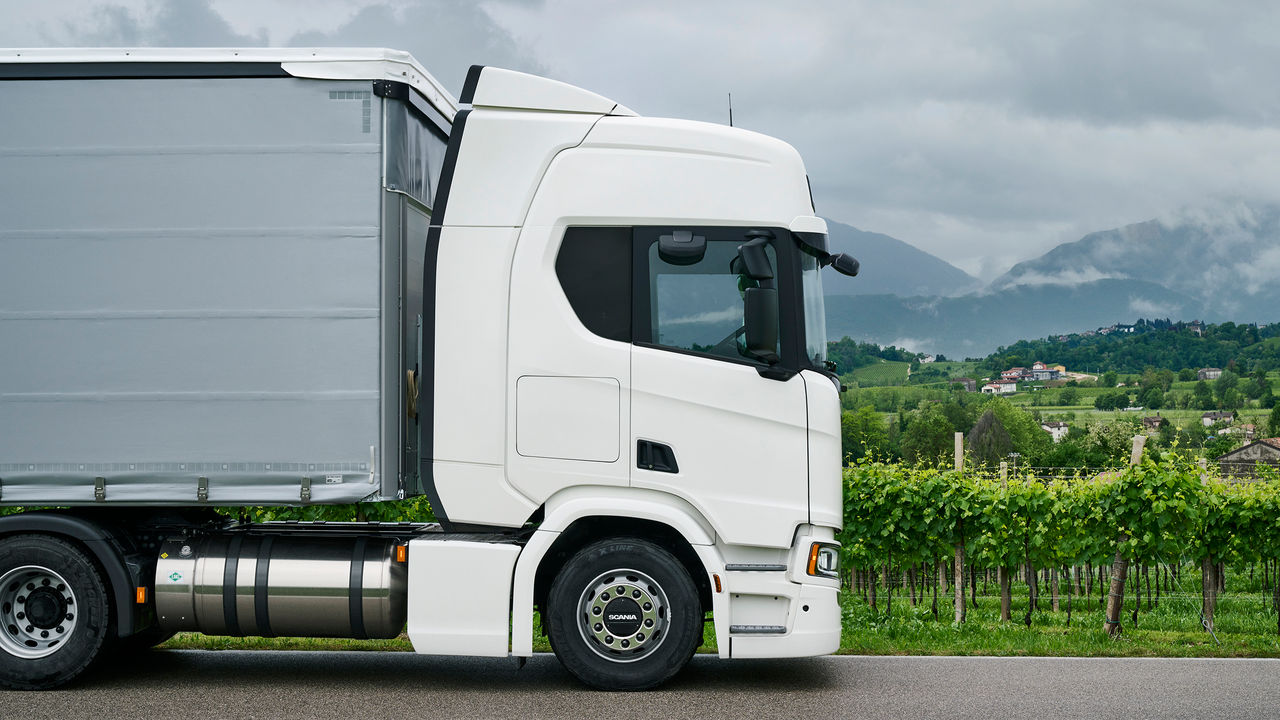 Scania kaasu­käyttöinen kuorma‑auto