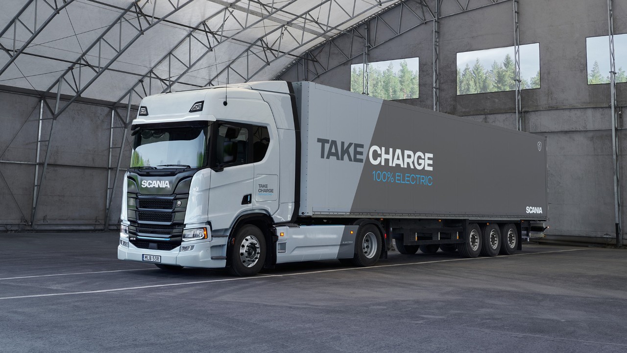 sähkökuorma-auto Scania