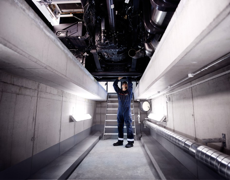 Scanian vauriokorjaamoissa käytettävät komponentit on korkealaatuisia kuorma-autojen varaosia. 