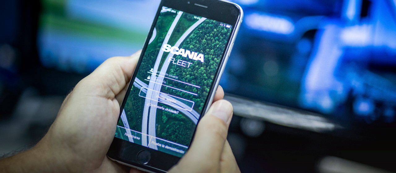 Scaniaåterförsäljare och -verkstad, Codema Scania Fleet Mangement-app