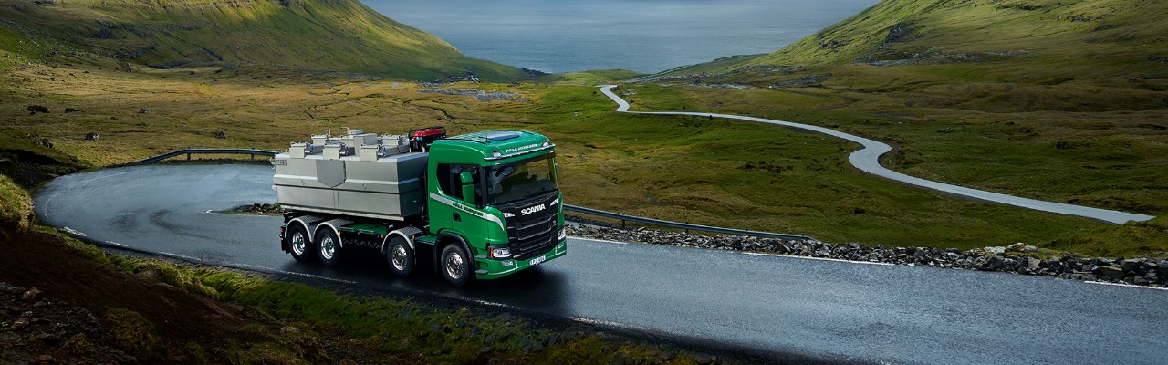 Lastbil i Scanias G-serie