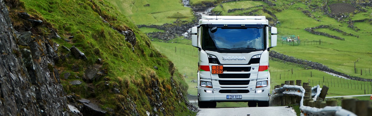 Lastbil i Scanias G-serie