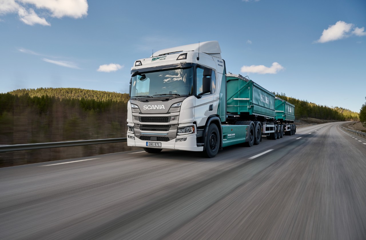 La société minière Boliden achète un camion Scania électrifié de 74 tonnes dédié au transport lourd