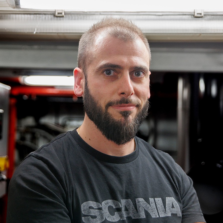 Vincent Bernière, Ingénieur applications moteur Power solutions Scania France