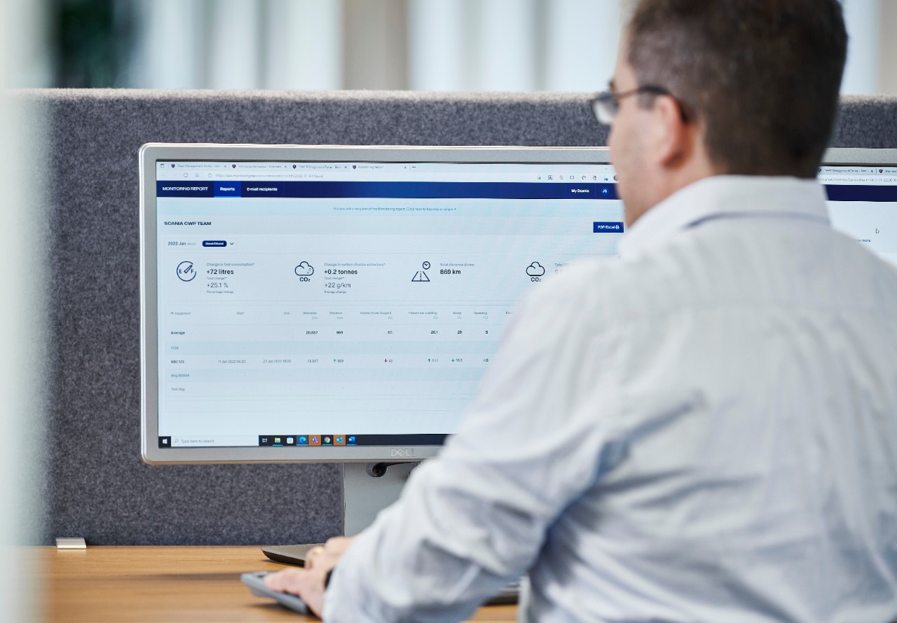 La plateforme My Scania rassemble les services connectés Scania en un seul et même endroit, pour une gestion d’activité intelligente.