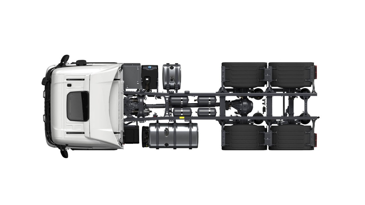 Agencement flexible du châssis et nouvelle gamme de réservoirs de carburant
