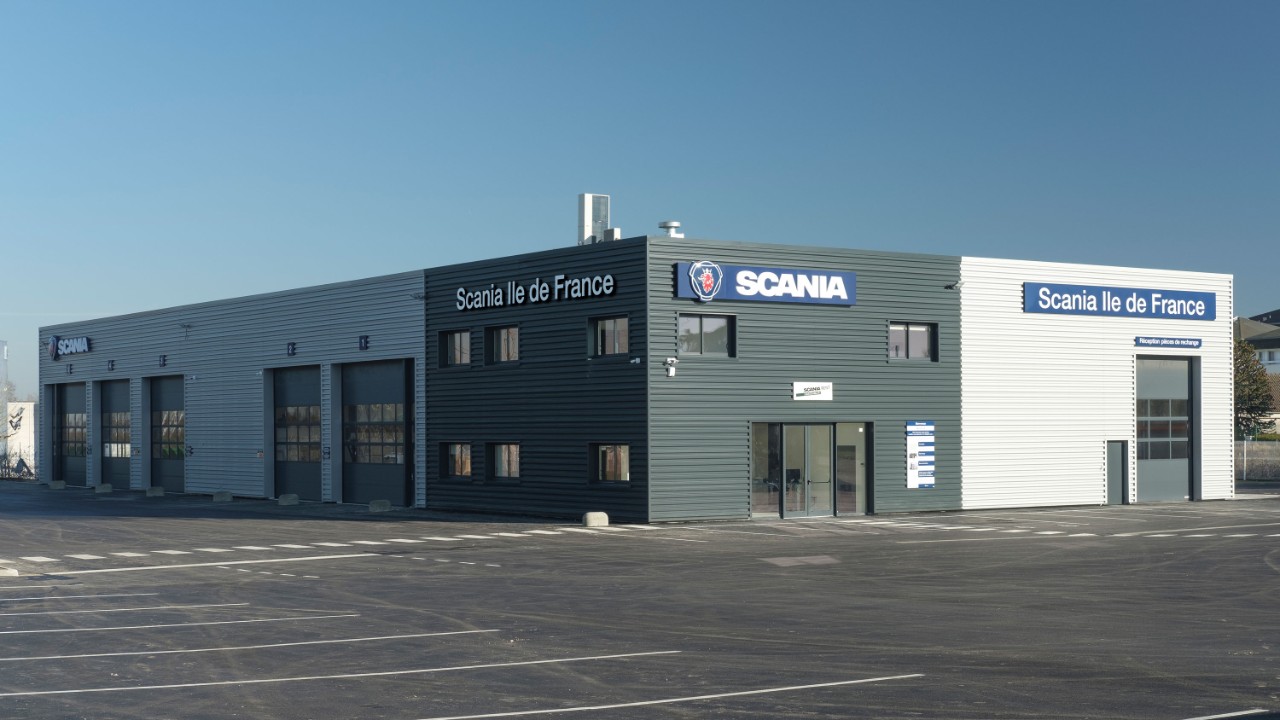 Un nouveau point de services Scania en Île-de-France
