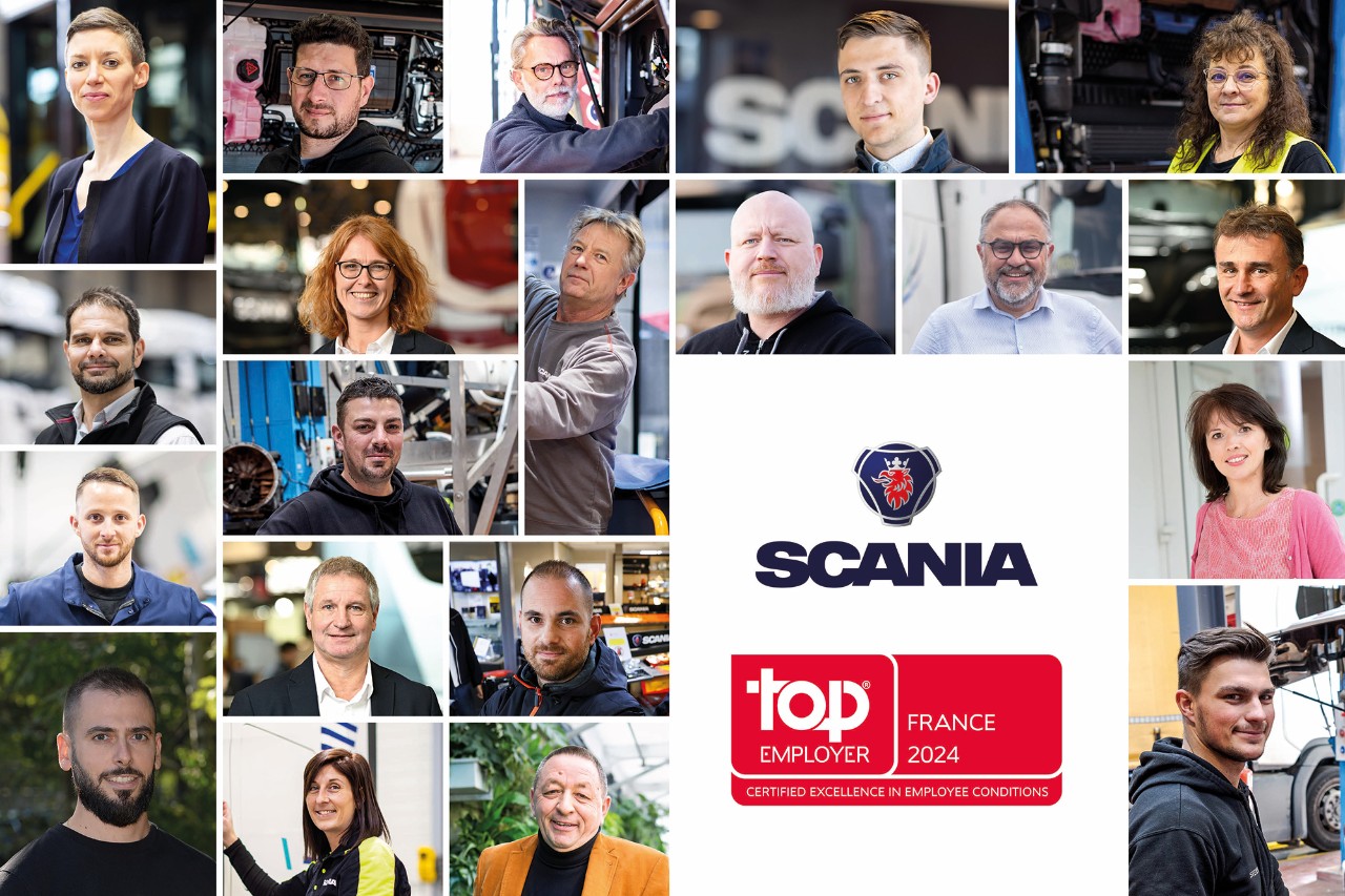 Scania France Top Employer 2024 : une certification qui s’illustre par la montée en puissance de la dynamique RH