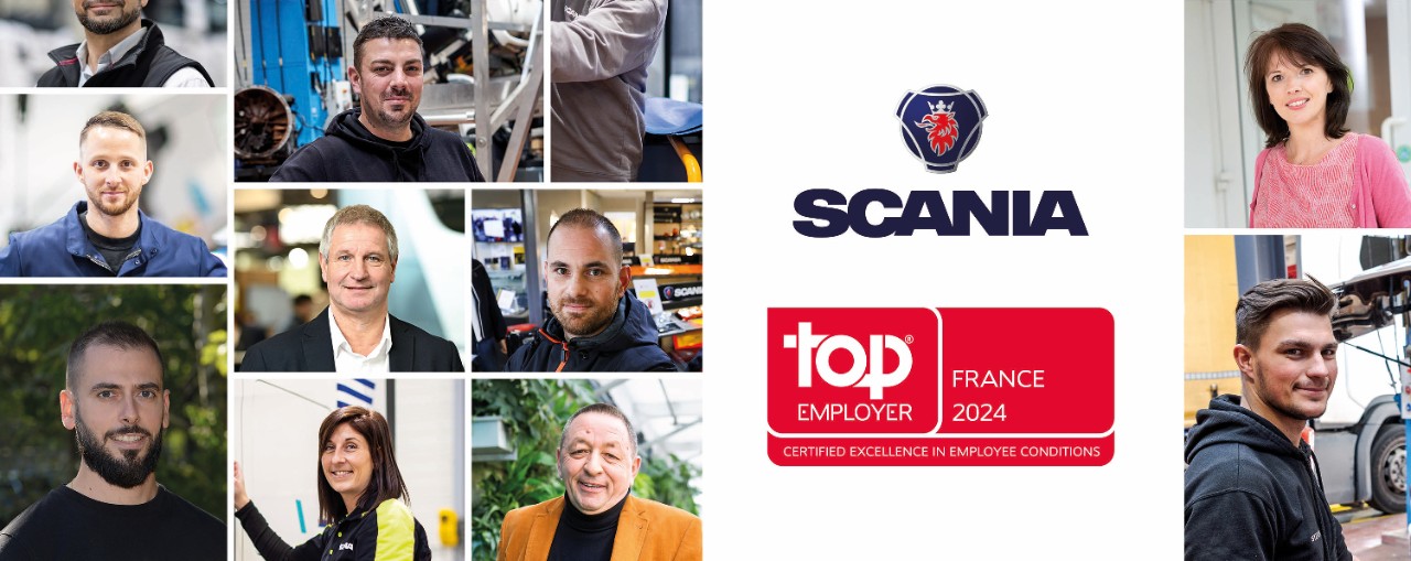 Scania France Top Employer 2024 : une certification qui s’illustre par la montée en puissance de la dynamique RH