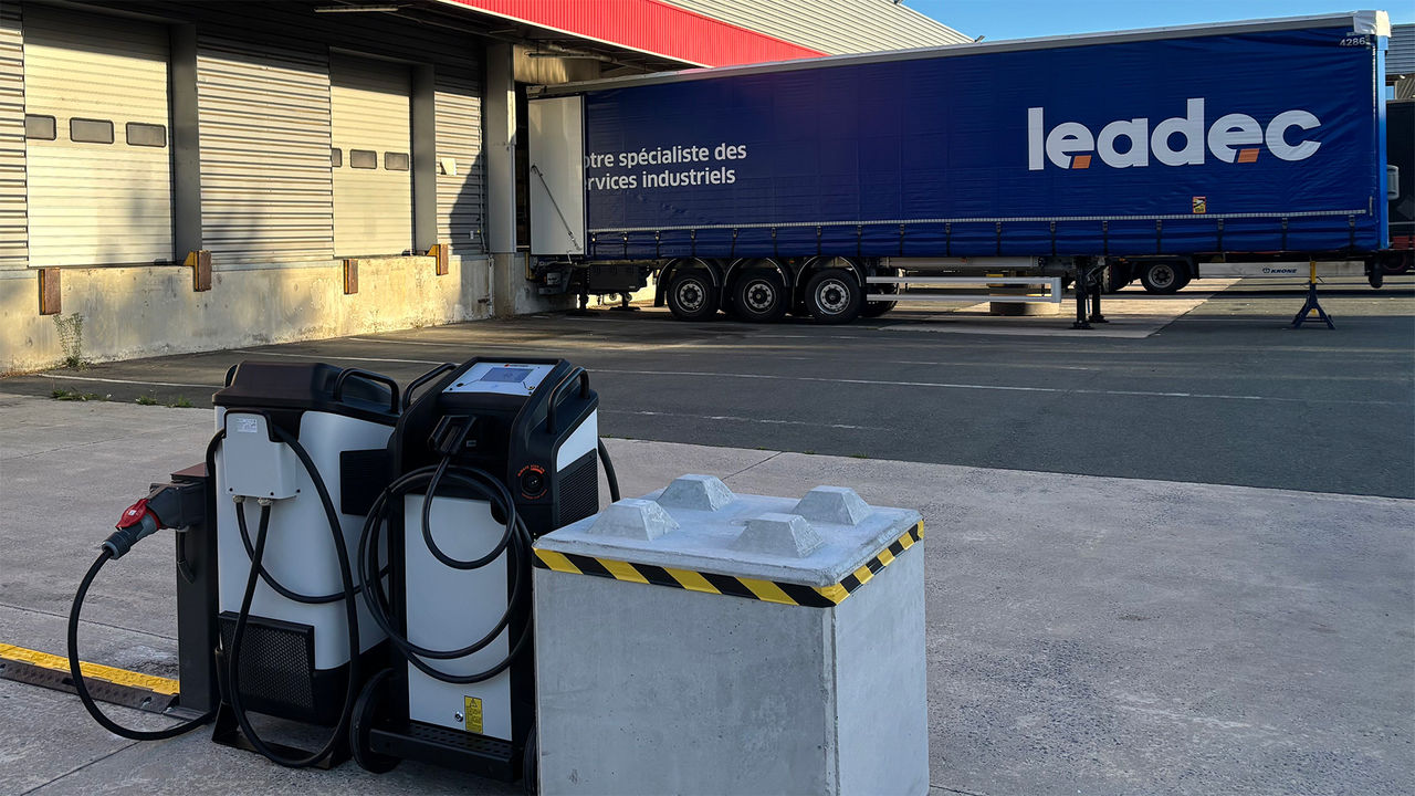 Un BEV Scania livré au groupe Jolival pour le compte de Leadec