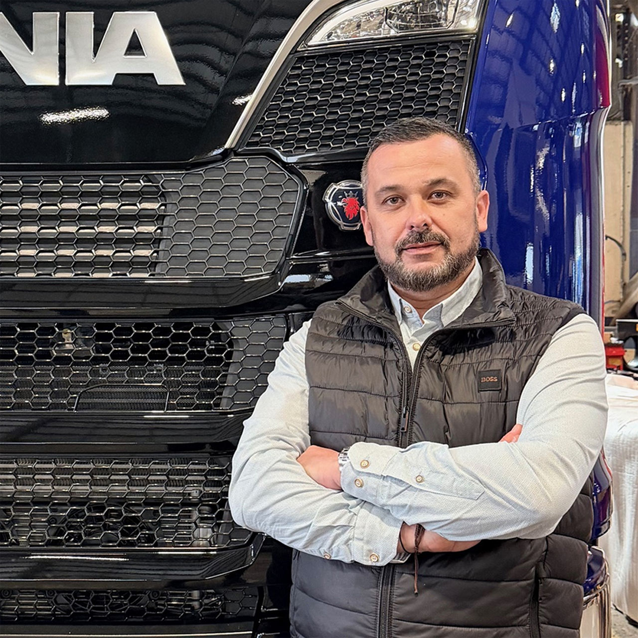 Walter Marconnet, directeur de la succursale Scania Centre / Midi-Pyrénées