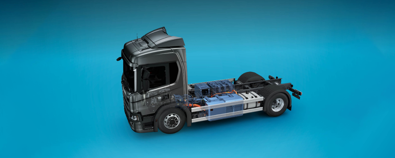 Camion hybride rechargeable (PHEV)
