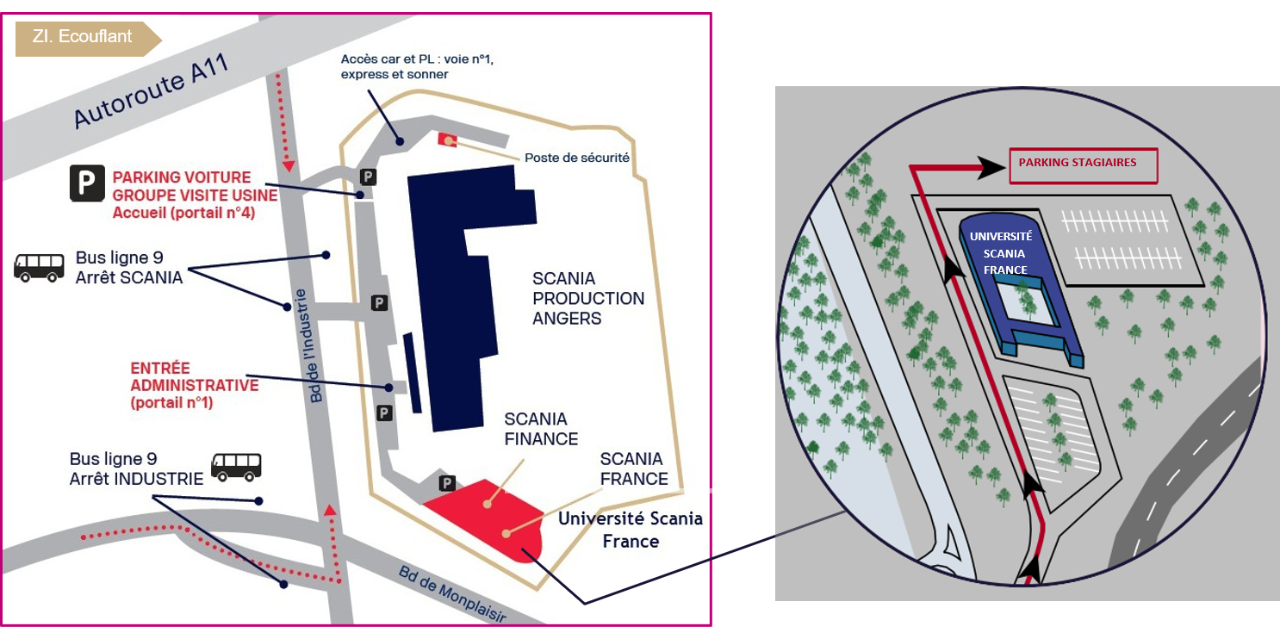 Plan université Scania France