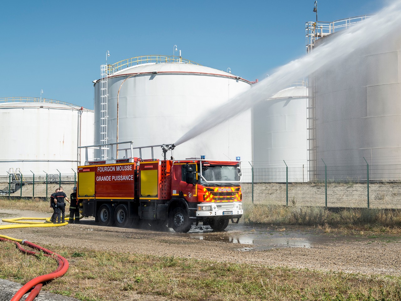 Véhicules d'incendies industriels et grande puissance