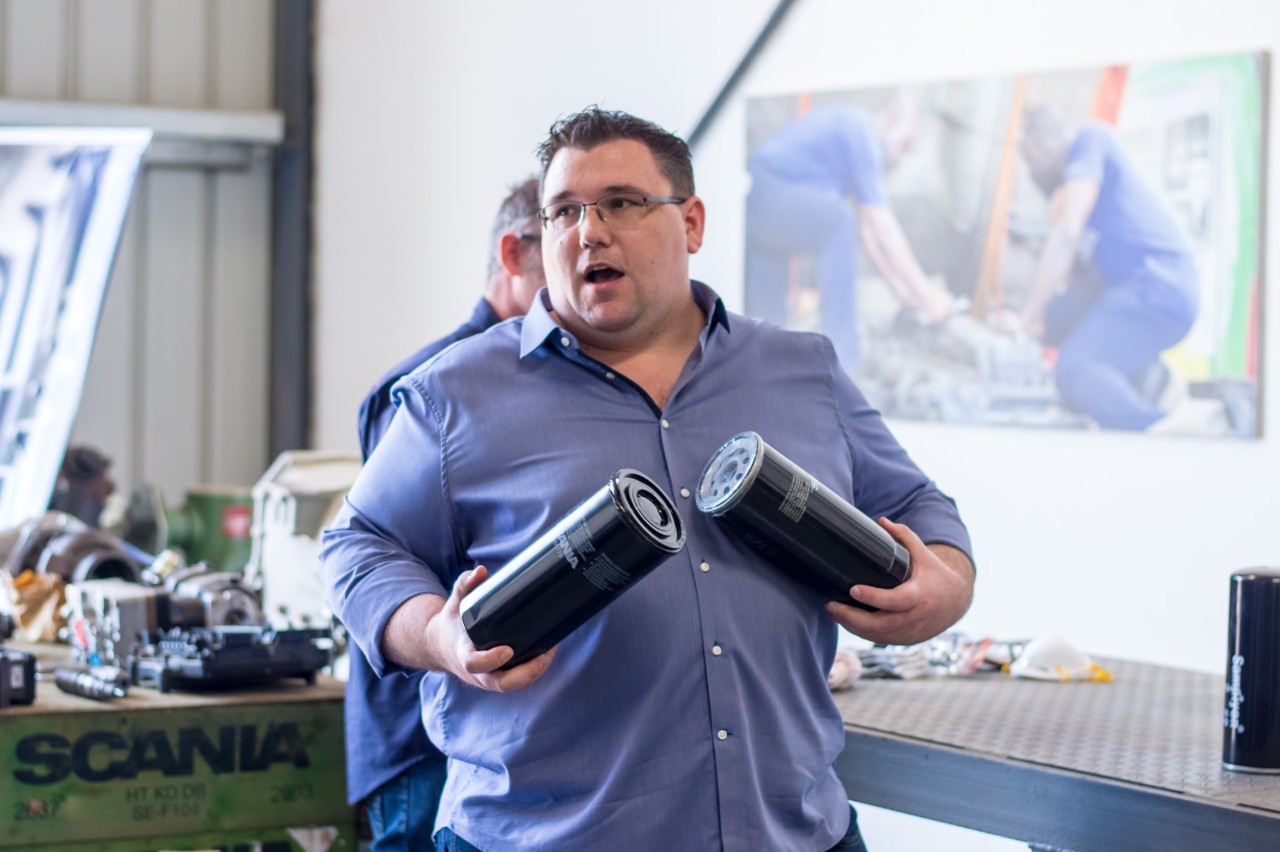 Scania hosts a workshop to show harmful effect of counterfeits on trucks and buses