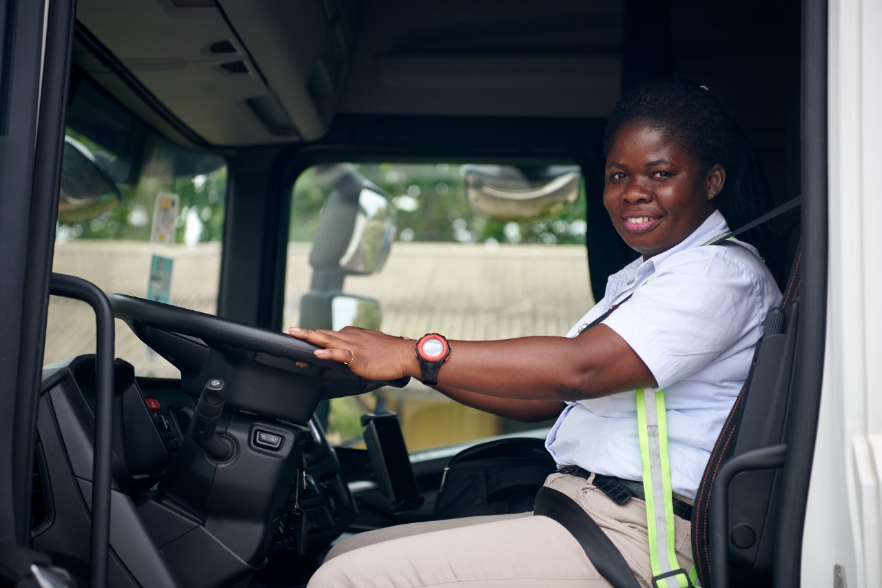 Scania truck driver