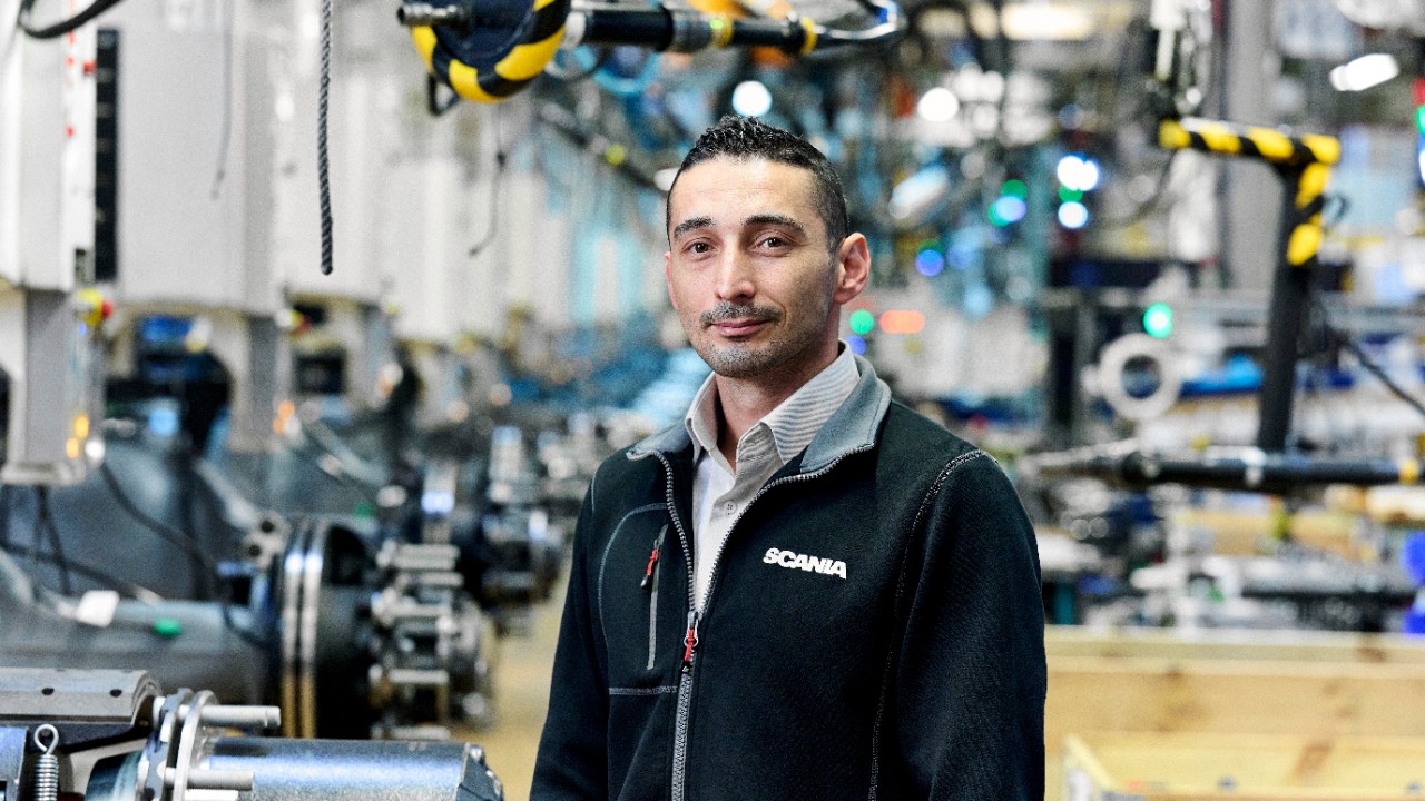 “I’m very proud to work at Scania… it was a big dream for me.”