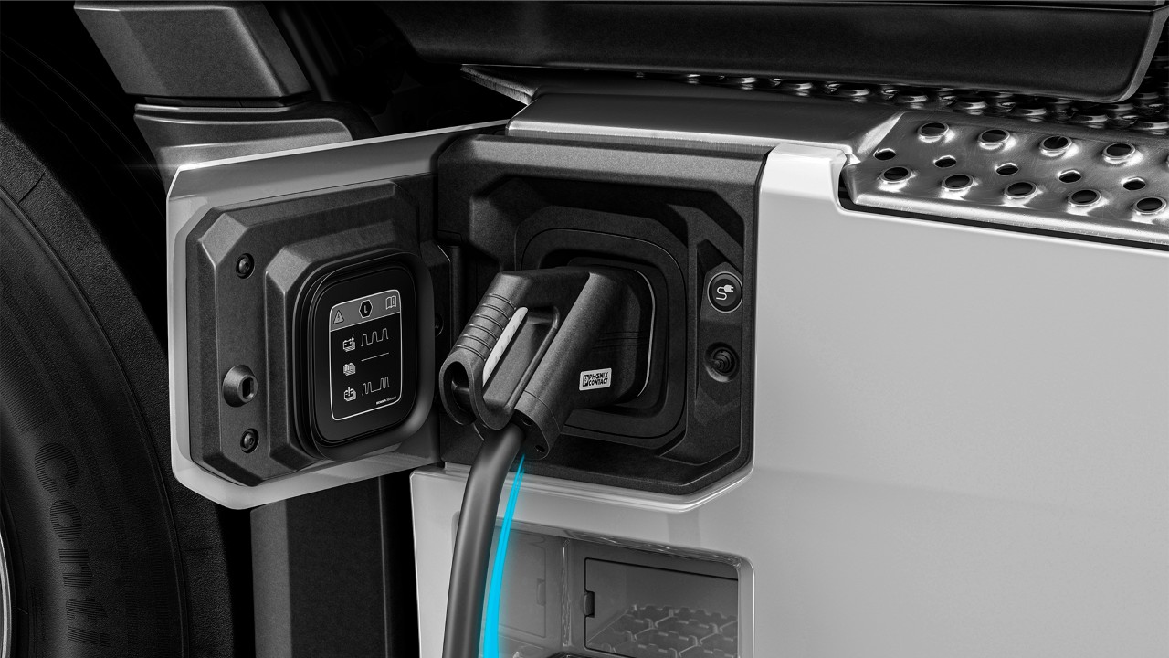 Electric trucks have a range of up to 400 km