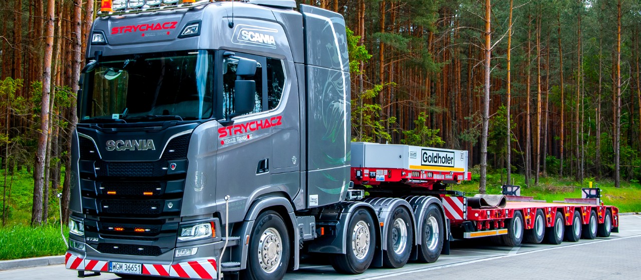A Scania S 730 for oversized loads