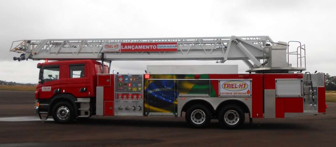 A unique fire truck