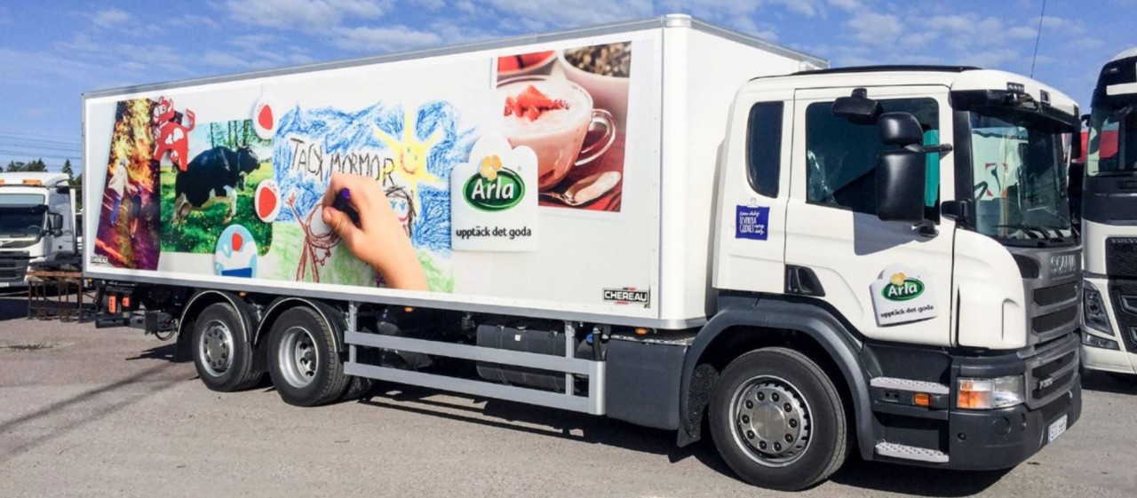 Arla runs on Scania's fossil-free fleet