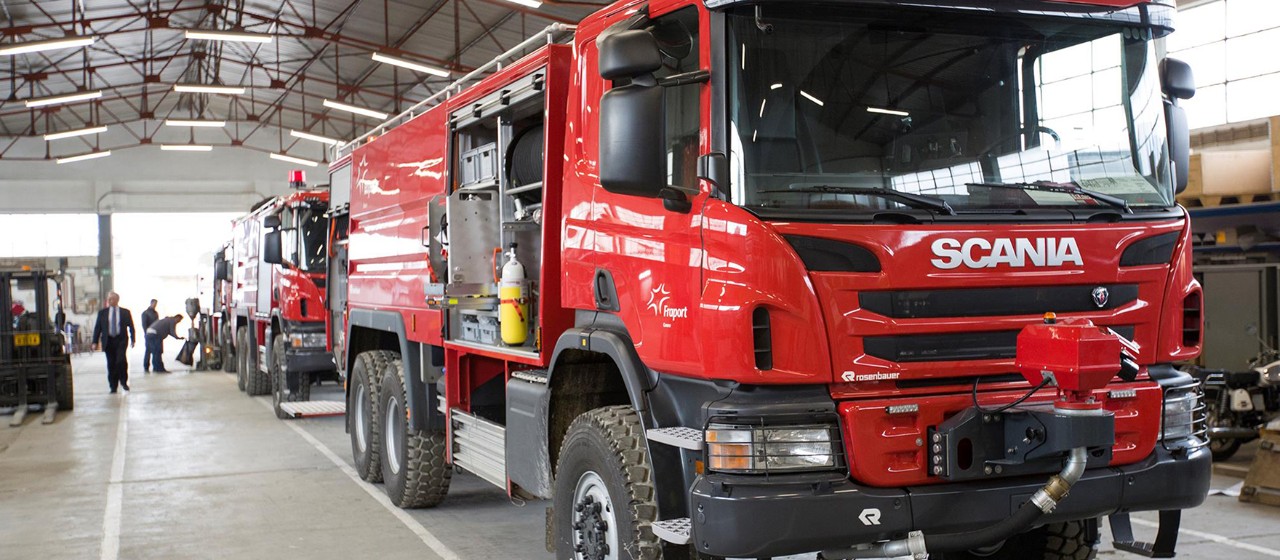 Scania lands on Greek isles to improve fire safety