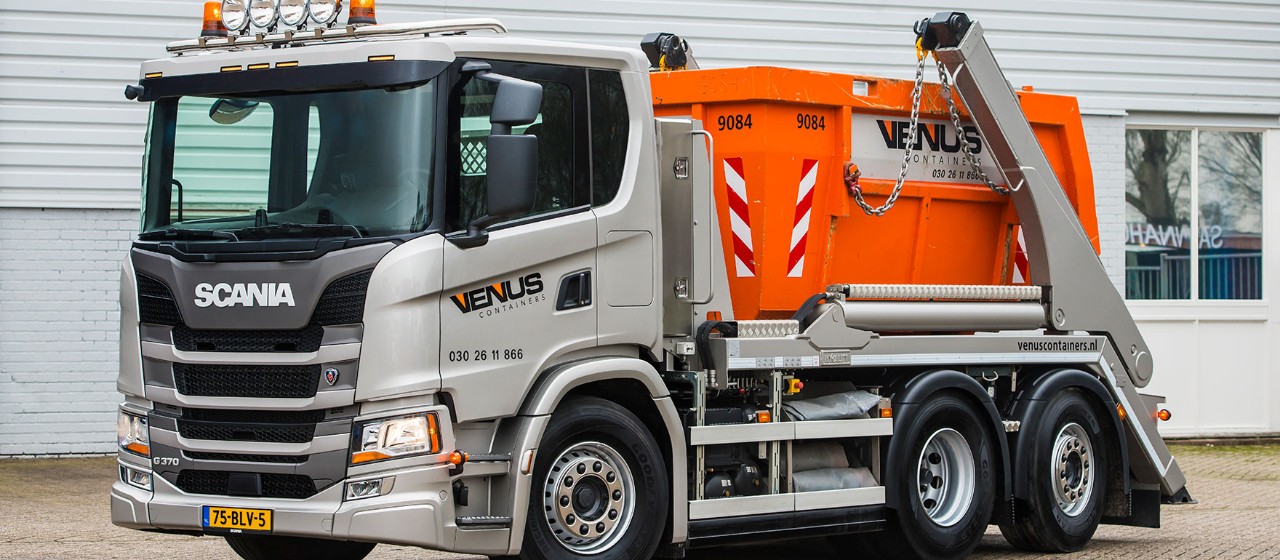 Ultrashort Scania truck for the Netherlands
