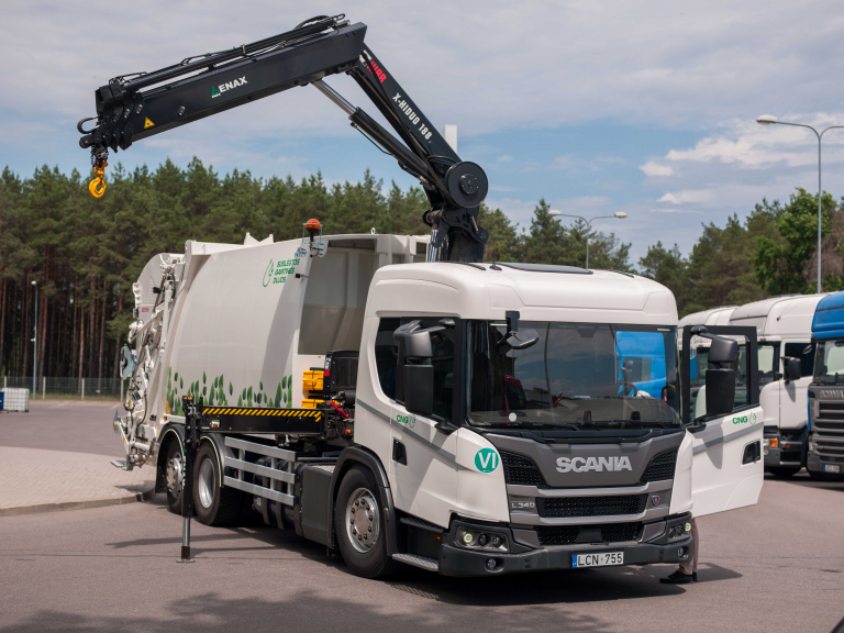 Scania garbage truck outlet