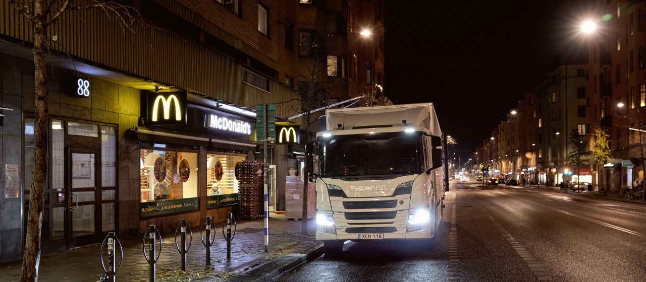 Night-time deliveries save time and slash emissions