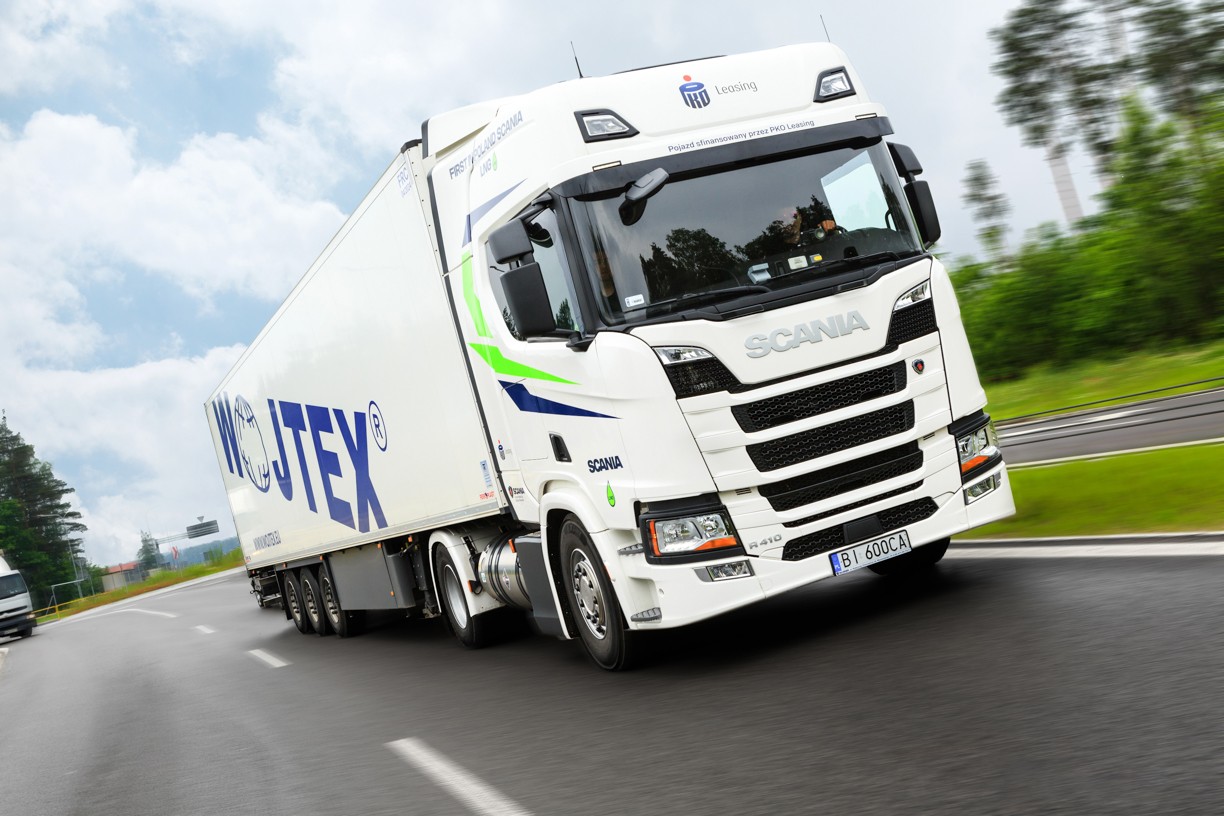 Scania liquefied gas truck drives its longest route to date