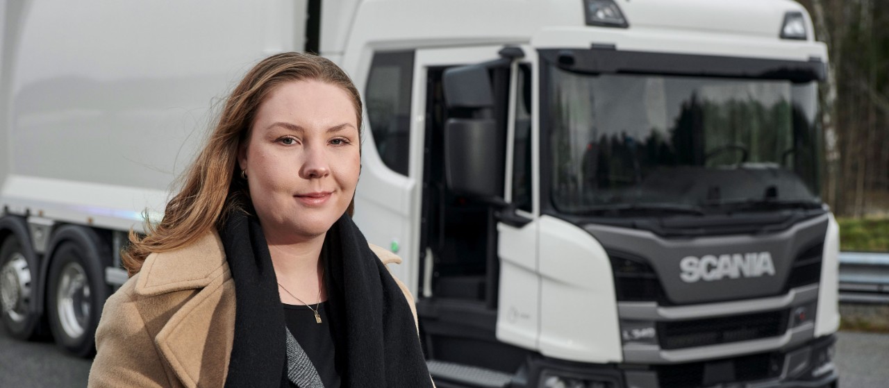 She developed Scania´s new City Door from thesis concept to commercial launch