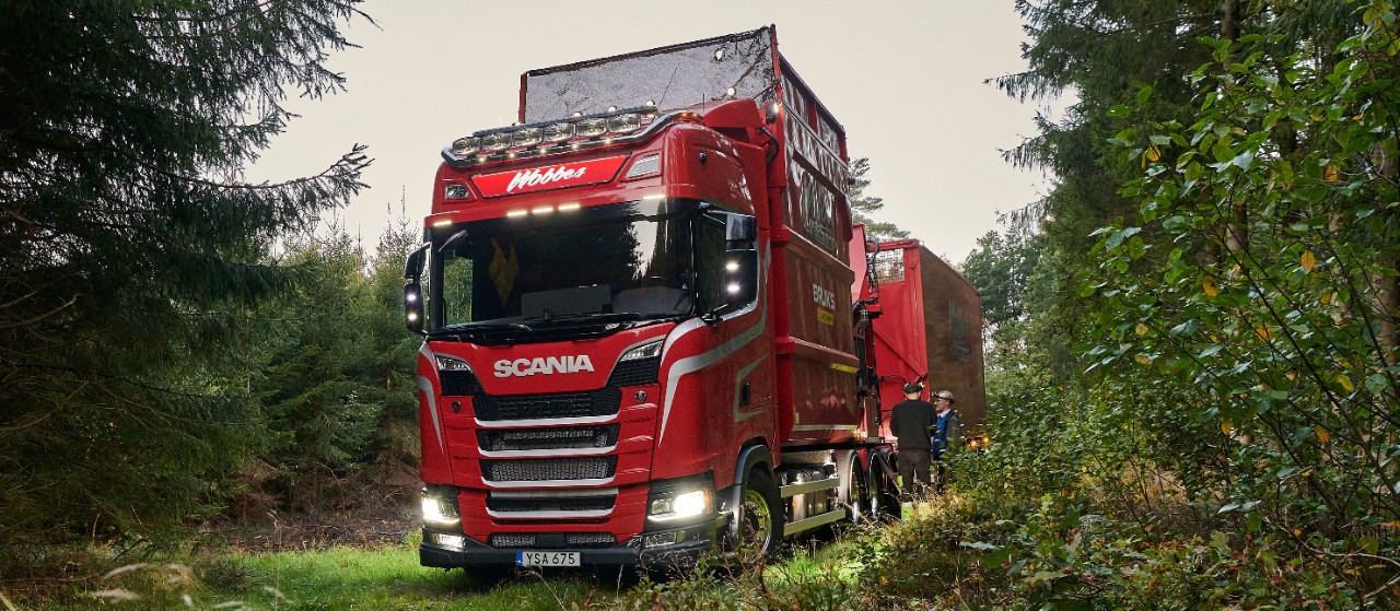 Swedish haulier Wobbes utilises the full power of the V8