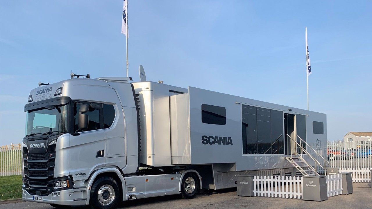 Hospitality trailer to truck drivers