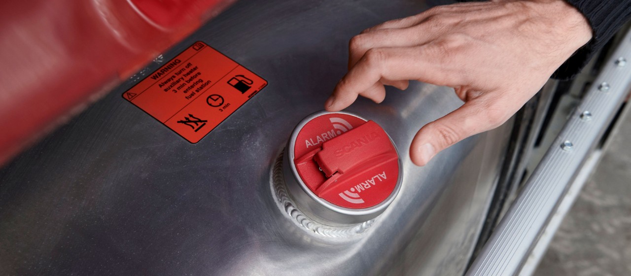 Scania’s new fuel alarm deters thieves