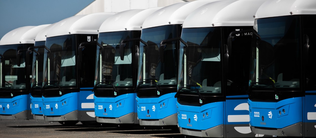 EMT Madrid adds another 170 Scania buses to their large fleet