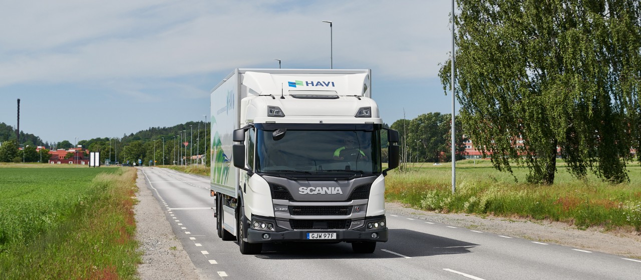 HAVI to use new plug-in hybrid truck from Scania in research