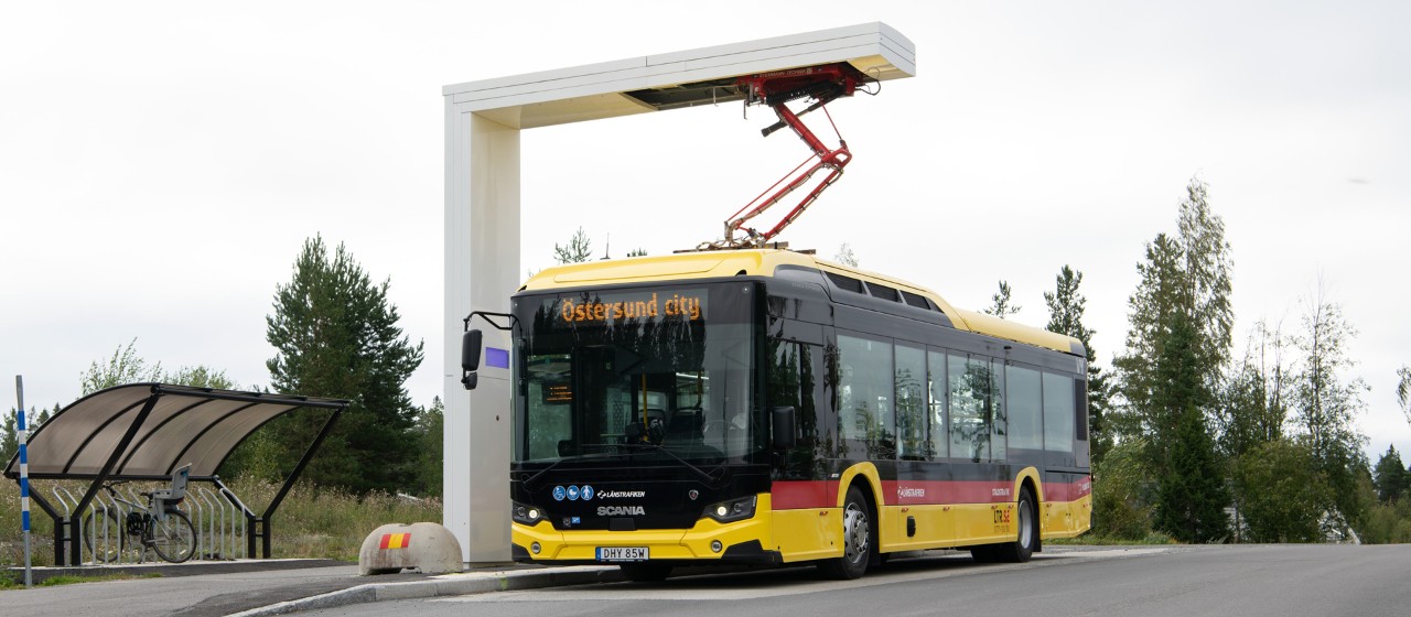 Scania electric shop bus