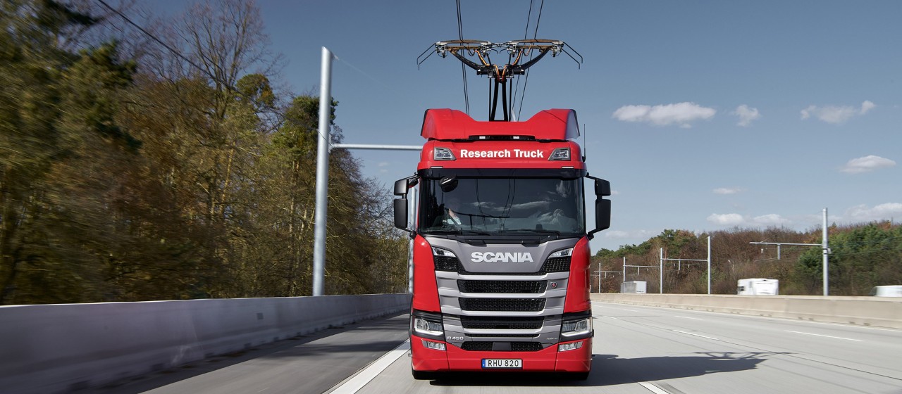 Scania participates in pioneering UK e-road feasibility study
