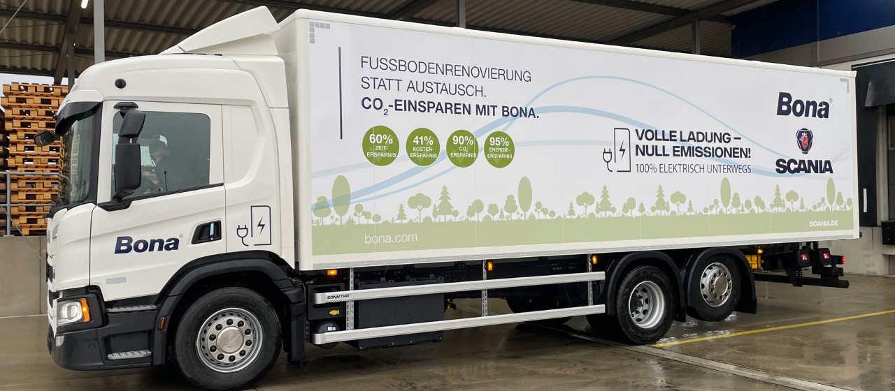 German company Bona gets country’s first Scania battery-electric truck