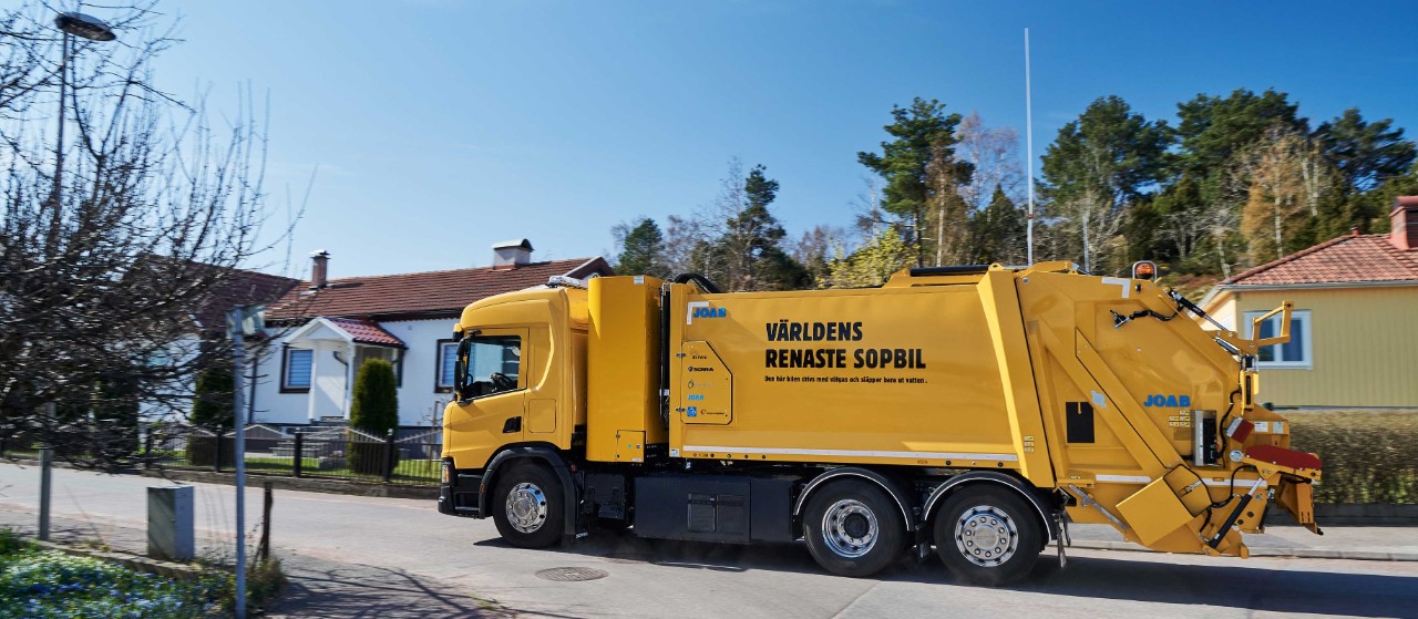 Sweden’s first-ever hydrogen-powered refuse collection truck