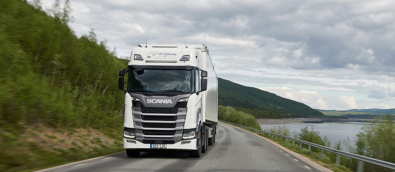 The new 13-litre Scania 560 S has incredible fuel efficiency 