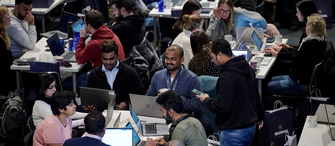 The Scania Hack is a creative hub and an energy boost