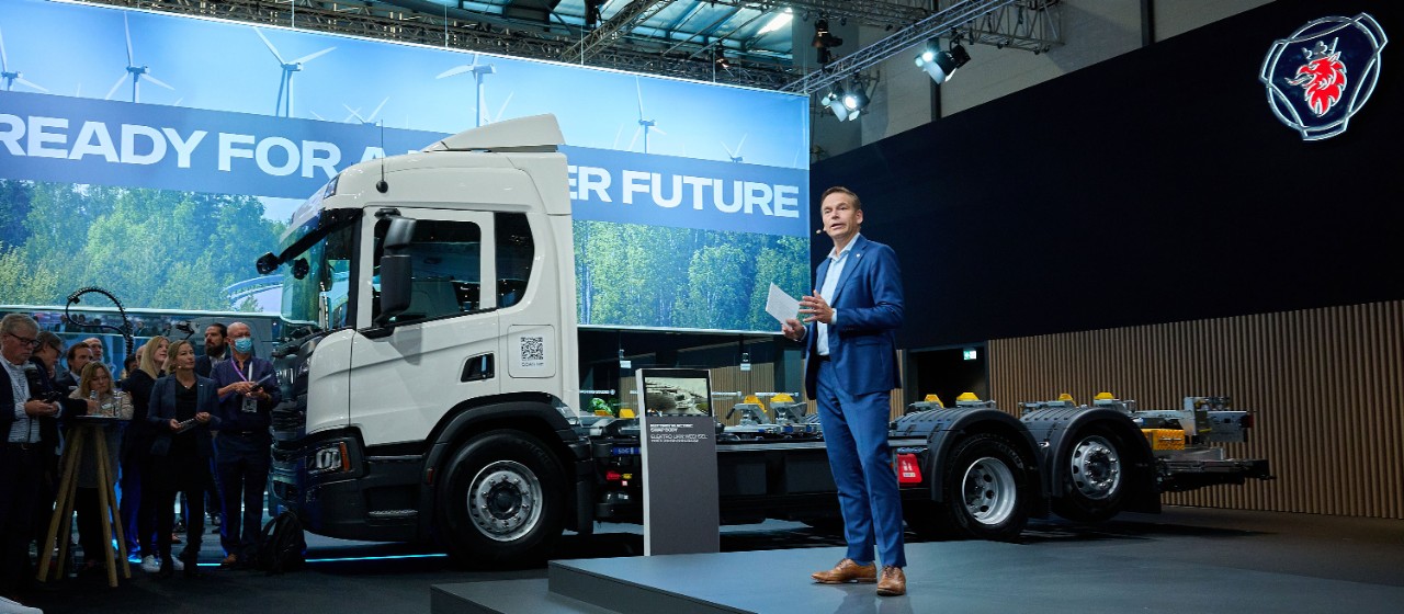 Watch Scania’s press conference at IAA 2022