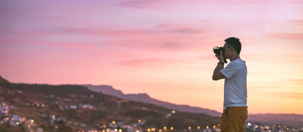 Man with a camera