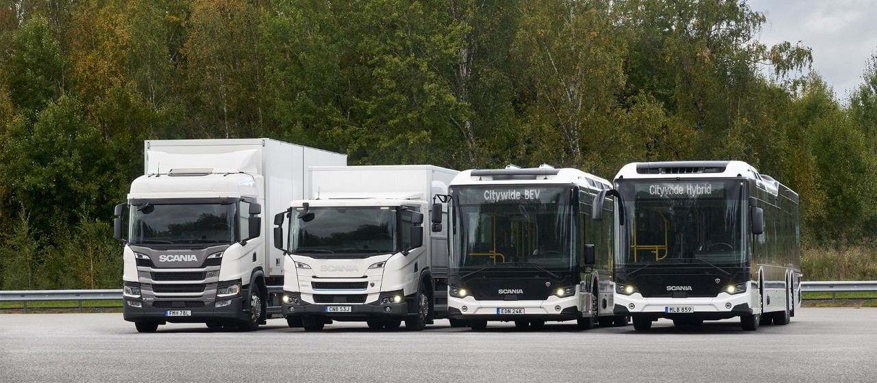 Trucks and buses